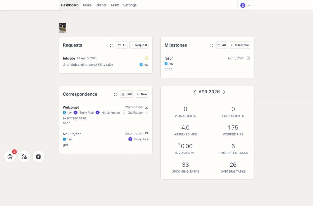 How to Create a Task in Lifted Work